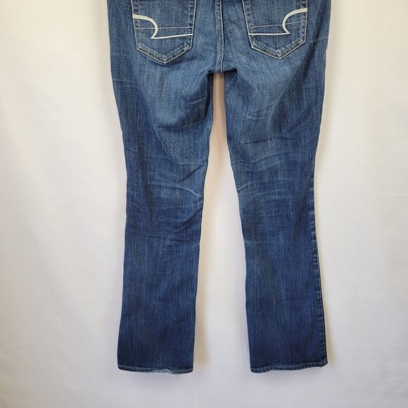 American Eagle Slim Bootcut Jeans Medium Wash Size 6 - Picture 5 of 15